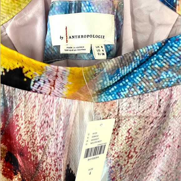Anthropologie Multi color midi skirt, NWT, size 4 - Picture 4 of 9